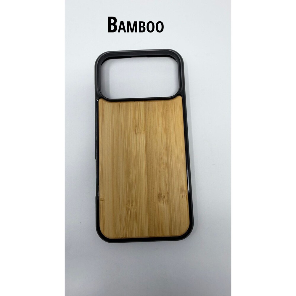 Wooden iPhone 17 Pro Max Phone Case - Bamboo